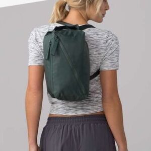 lululemon athletica Fast Track Green Backpack